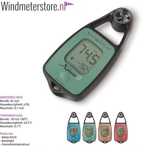 JDC Xplorer 2 windmeter anemometer